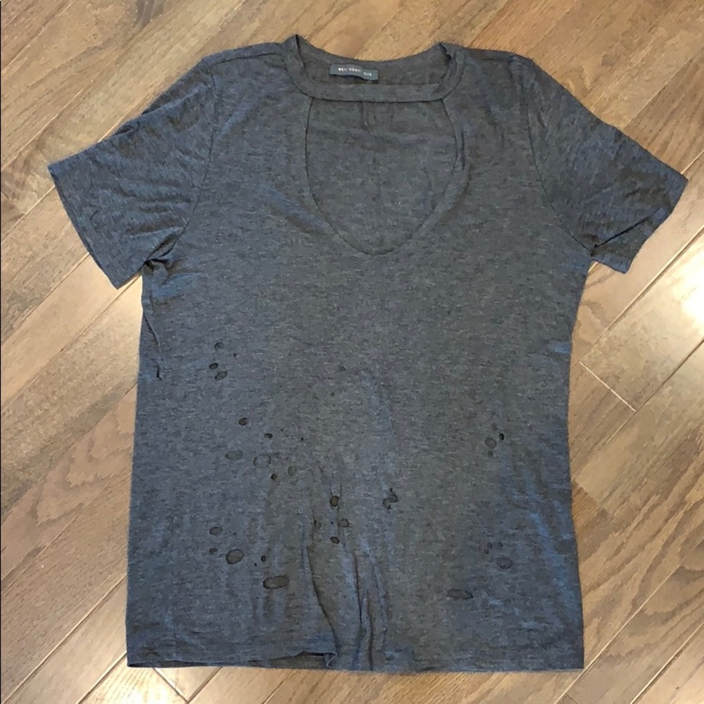 Distressed tee